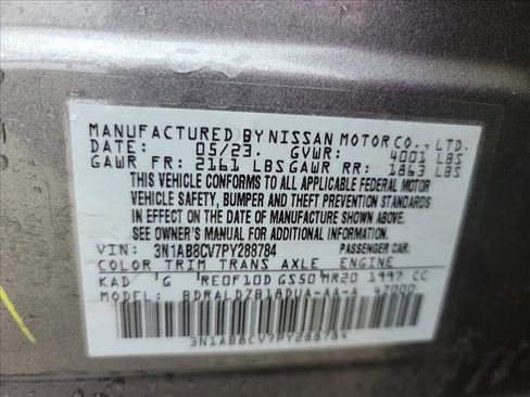 Used 2023 Nissan Sentra SV FWD image 21