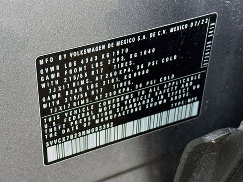 Used 2022 Volkswagen Taos S FWD image 29
