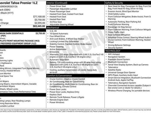 Used 2025 Chevrolet Tahoe Premier AWD/4WD image 31
