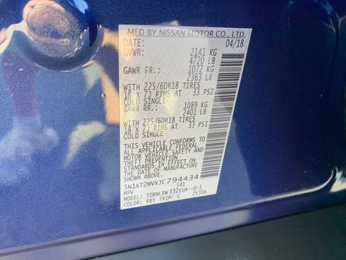 Used 2018 Nissan Rogue SL AWD/4WD image 35