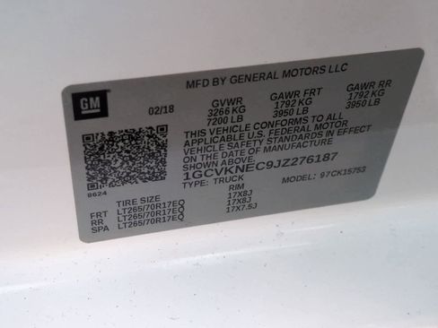 Used 2018 Chevrolet Silverado 1500 W/T w/ Trailering Package image 34