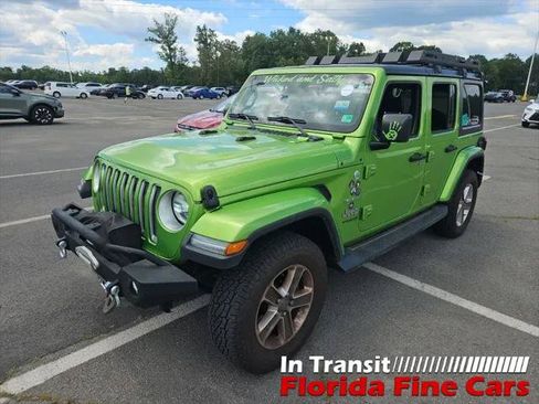 Used 2020 Jeep Wrangler Unlimited Sahara AWD/4WD image 1