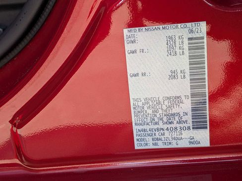 Used 2023 Nissan Altima 2.5 SL FWD image 29