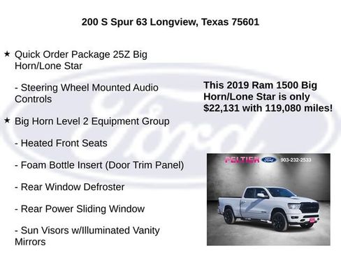 Used 2019 RAM 1500 Big Horn image 5