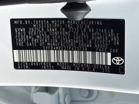 Used 2026 Toyota Corolla LE FWD image 35