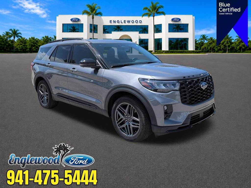 Certified 2025 Ford Explorer ST w/ Sun And Sound Package RWD image 1