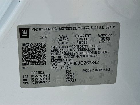 Used 2018 GMC Sierra 1500 SLT image 12