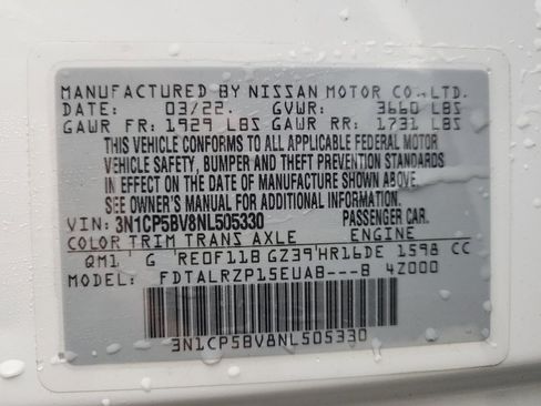 Used 2022 Nissan Kicks S FWD image 33