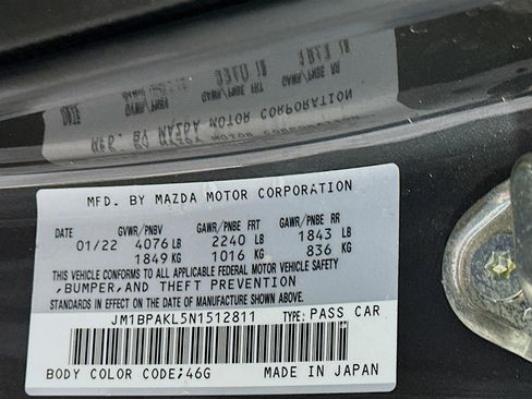 Used 2022 MAZDA MAZDA3 s image 12