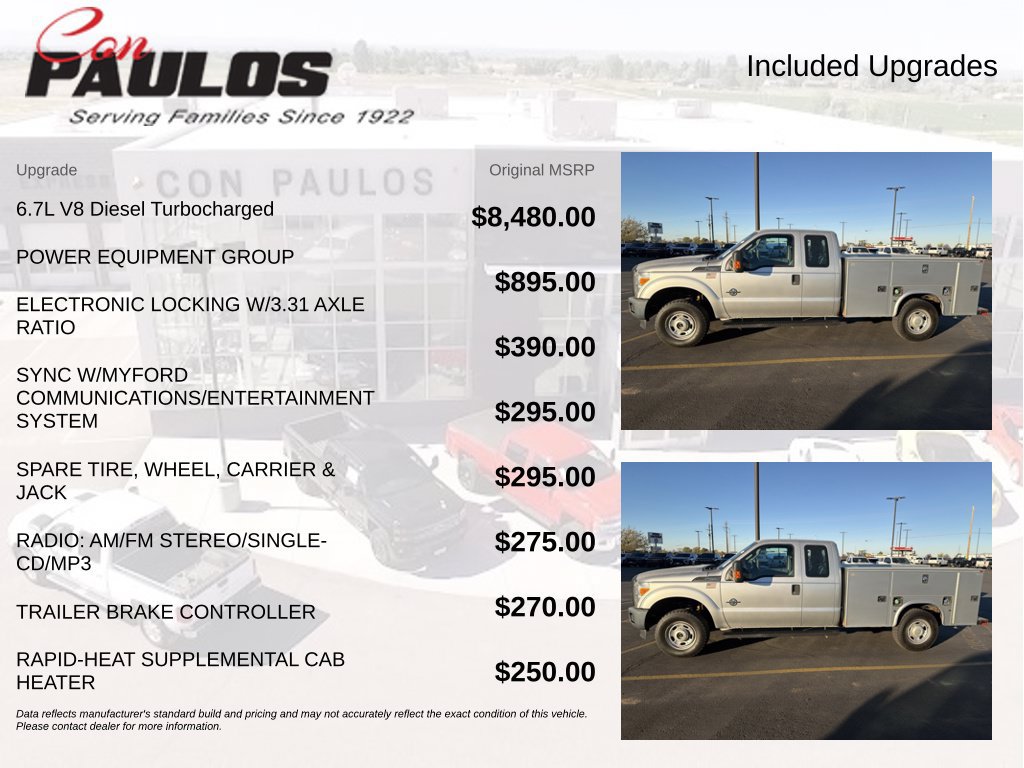 Used 2016 Ford F250 XL w/ Power Equipment Group AWD/4WD image 2