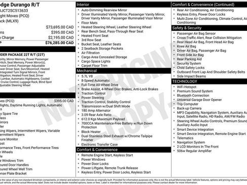 Used 2025 Dodge Durango R/T AWD/4WD image 48