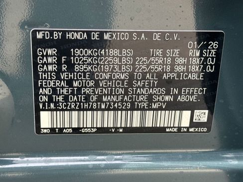 Used 2026 Honda HR-V EX-L image 36