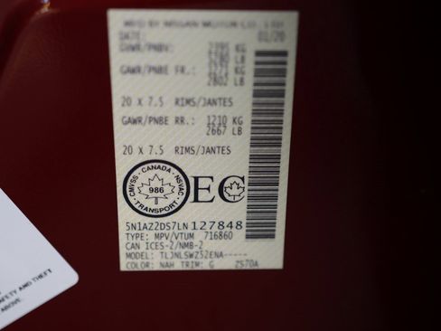 Used 2020 Nissan Murano Platinum image 42