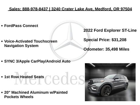 Used 2022 Ford Explorer ST-Line w/ Class IV Trailer Tow Package image 10