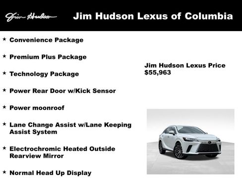 Certified 2025 Lexus RX 350 Premium Plus w/ Convenience Package FWD image 4
