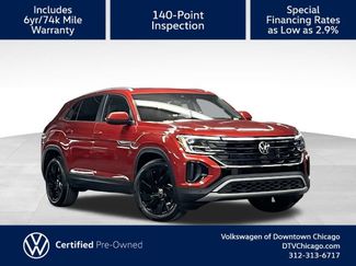 Certified 2025 Volkswagen Atlas Cross Sport SE w/ Panoramic Sunroof Package 360° Tour
