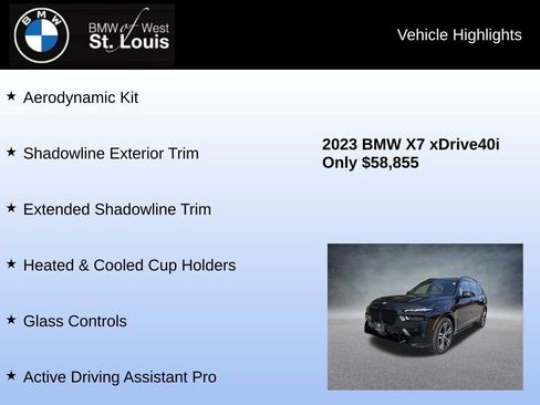 Used 2023 BMW X7 xDrive40i w/ Executive Package image 31