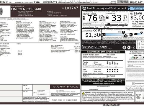 Used 2025 Lincoln Corsair Grand Touring w/ Towing Package image 41