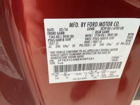 Used 2014 Ford F150 STX w/ Equipment Group 201A Mid RWD image 16