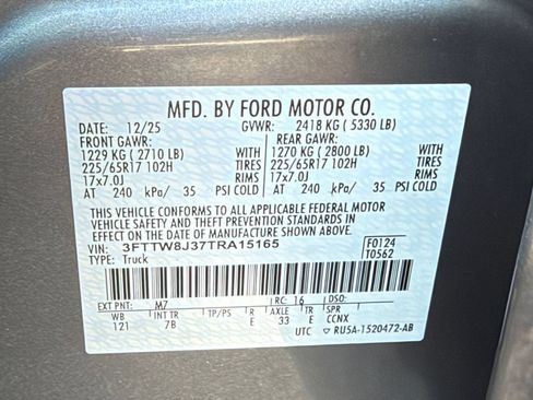 Used 2026 Ford Maverick XLT w/ Equipment Group 301A AWD/4WD image 27