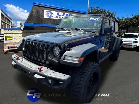 Used 2021 Jeep Wrangler Unlimited Rubicon AWD/4WD image 1