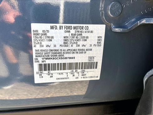 Certified 2025 Ford Explorer ST AWD/4WD image 36