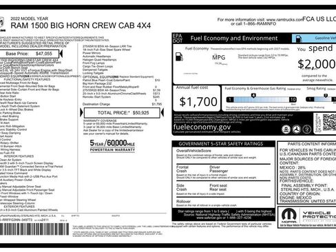 Used 2022 RAM 1500 Big Horn AWD/4WD image 11