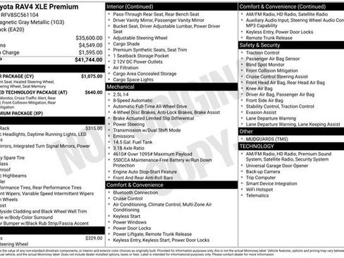 Used 2025 Toyota RAV4 XLE Premium w/ Weather Package AWD/4WD image 32