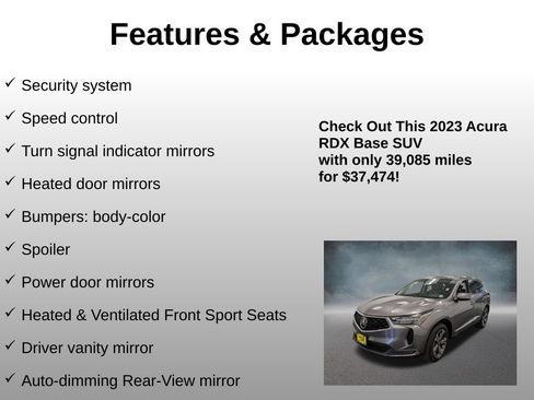 Used 2023 Acura RDX AWD w/ Advance Package image 24