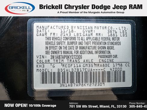 Used 2019 Nissan Sentra SV image 36