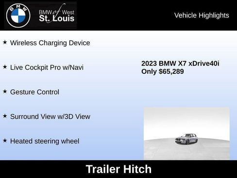 Used 2023 BMW X7 xDrive40i w/ Premium Package image 63