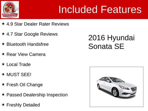 Used 2016 Hyundai Sonata SE w/ Cargo Package image 4