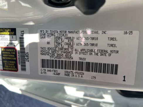 New 2026 Toyota Tundra SR5 AWD/4WD image 33
