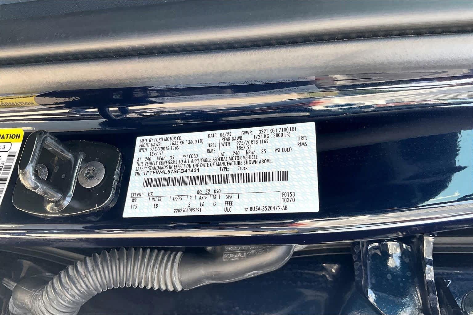 Used 2025 Ford F150 Tremor w/ Bed Utility Package AWD/4WD image 34