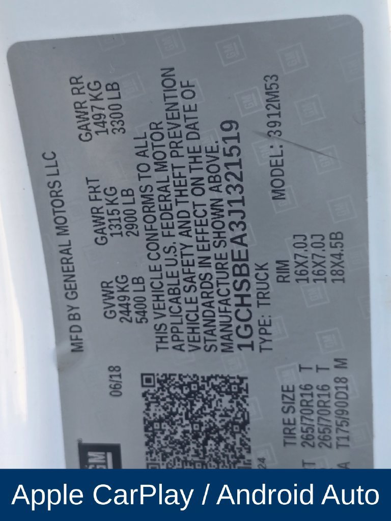 Used 2018 Chevrolet Colorado W/T RWD image 11