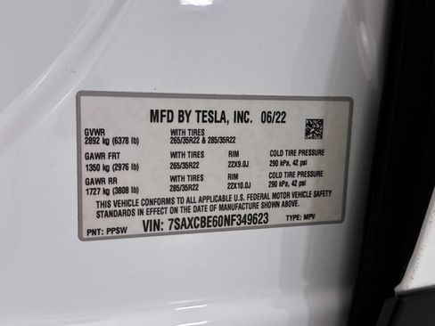 Used 2022 Tesla Model X Plaid AWD/4WD image 39