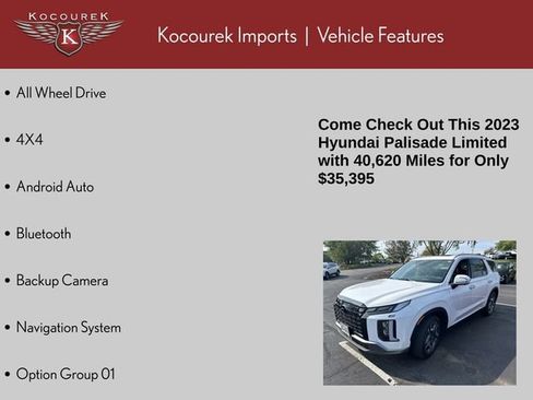 Used 2023 Hyundai Palisade Limited AWD/4WD image 4