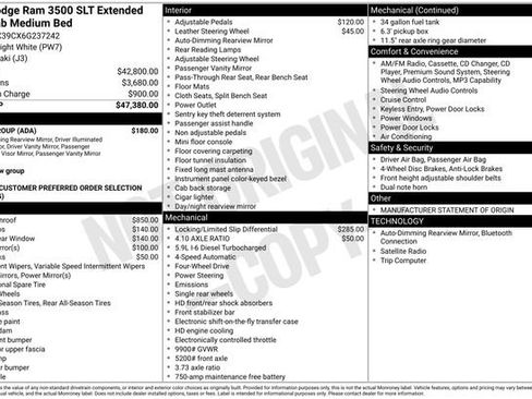 Used 2006 Dodge Ram 3500 Truck SLT w/ Light Group image 7