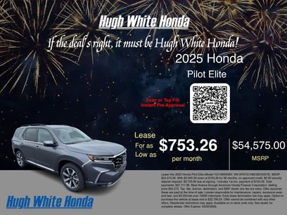 New 2025 Honda Pilot Elite
