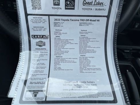 Used 2023 Toyota Tacoma TRD Off-Road AWD/4WD image 27