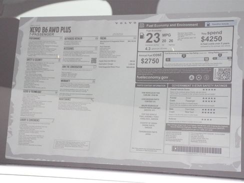 New 2025 Volvo XC90 B6 Plus image 18