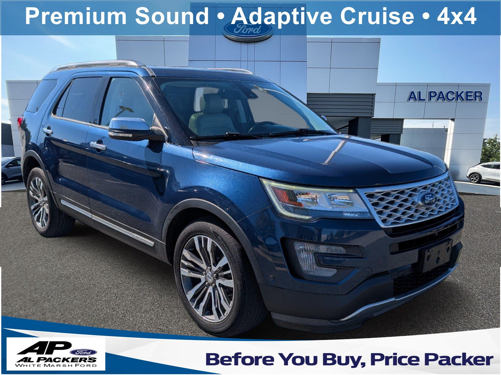 Certified 2017 Ford Explorer Platinum AWD/4WD image 1