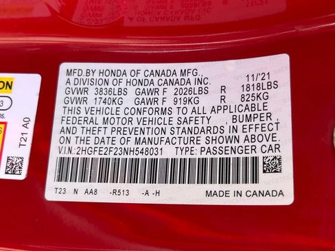 Used 2022 Honda Civic LX image 54