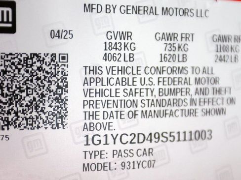 Used 2025 Chevrolet Corvette Stingray w/ Z51 Performance Package image 59