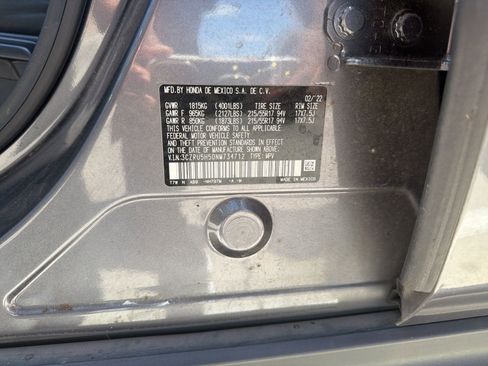 Used 2022 Honda HR-V EX image 2