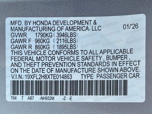 New 2026 Honda Civic Sport image 21