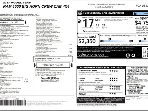 Used 2017 RAM 1500 Big Horn image 4