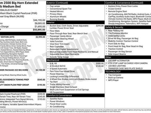 Used 2018 RAM 2500 Big Horn w/ Harvest Edition image 50