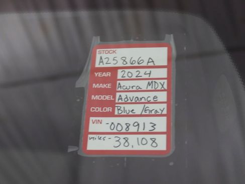 Certified 2024 Acura MDX SH-AWD w/ Advance Package image 32
