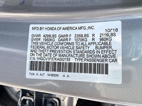 Used 2019 Honda Accord EX-L image 33